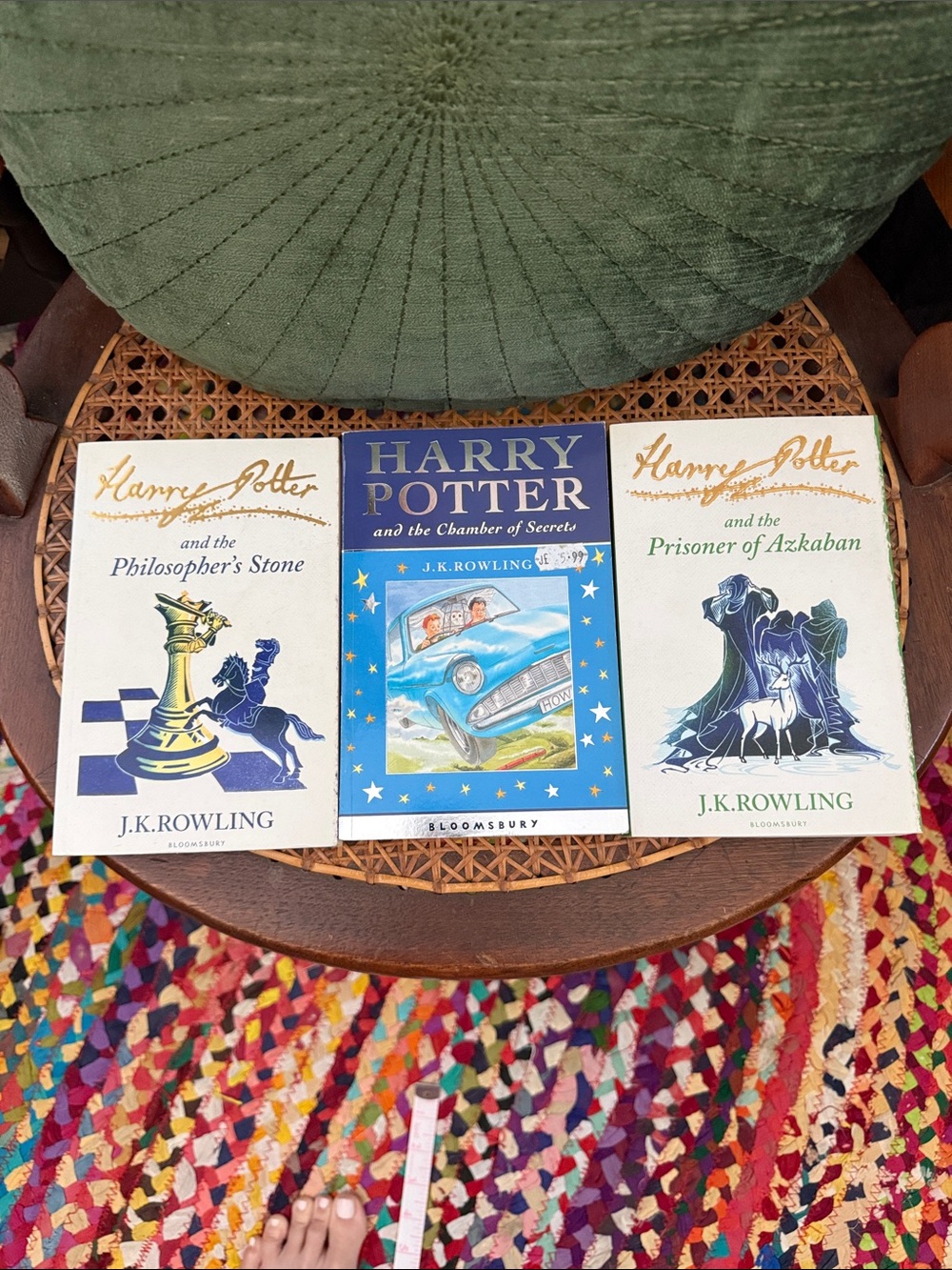 Harry Potter UK Bloomsbury Books 1-3 Philosopher’s Stone British Editions Lot